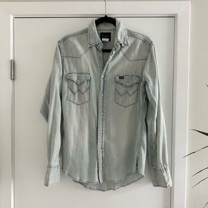 Wrangler Western Shirt with Pearl Snaps